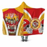 2021 Super Bowl Kansas City Chiefs Afc West Division Champions Hooded Blanket Model a10740