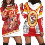 Afc West Division Champions Kansas City Chiefs Super Bowl 2021 Hoodie Dress Model a19731