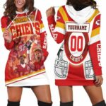 Afc West Division Champions Kansas City Chiefs Super Bowl 2021 Personalized Hoodie Dress Model a19734