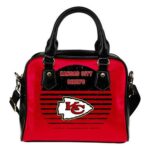 Back Fashion Round Charming Kansas City Chiefs Shoulder Handbags, Handbags1145