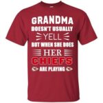 Grandma Doesn’T Usually Yell Kansas City Chiefs Custom T-Shirts, Hoodie, Long Sleeve V Neck Hoodie13417