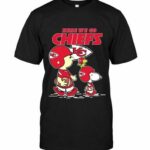 Here We Go Kansas City Chiefs Snoopy Tshirt Hoodie Sweater Model a19842