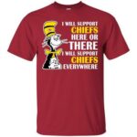 I Will Support Everywhere Kansas City Chiefs Custom T-Shirts, Hoodie, Long Sleeve V Neck Hoodie10747