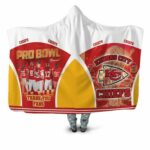 Kansas City Chiefs 2021 Super Bowl Afc West Division Pro Bowl Hooded Blanket Model a11500