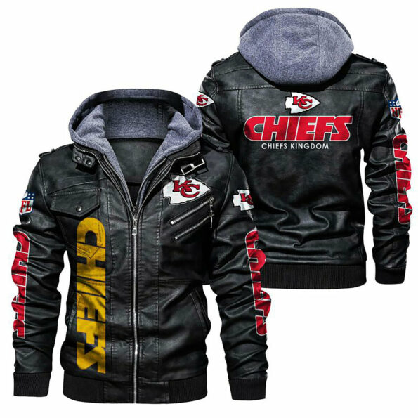 Kansas City Chiefs 2D Leather Jacket HVKC011
