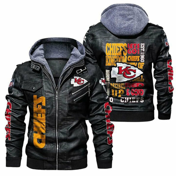 Kansas City Chiefs 2D Leather Jacket HVKC1358
