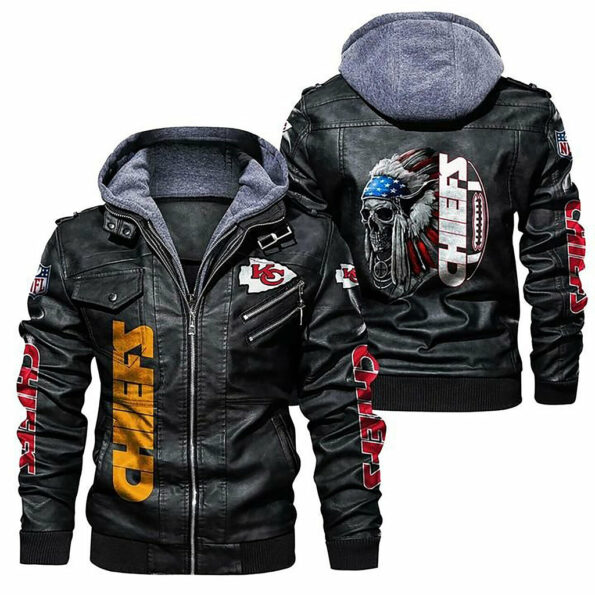 Kansas City Chiefs 2D Leather Jacket HVKC1359