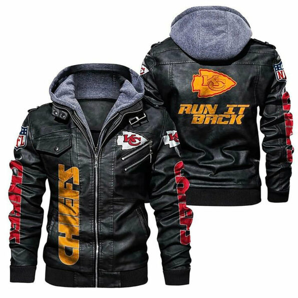 Kansas City Chiefs 2D Leather Jacket HVKC1363