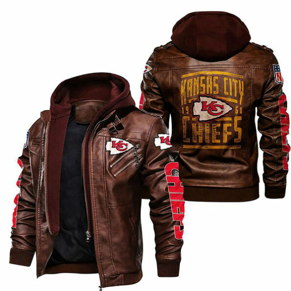 Kansas City Chiefs 2D Leather Jacket HVKC1364