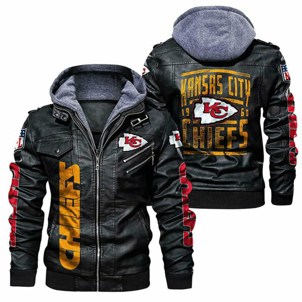 Kansas City Chiefs 2D Leather Jacket HVKC1364