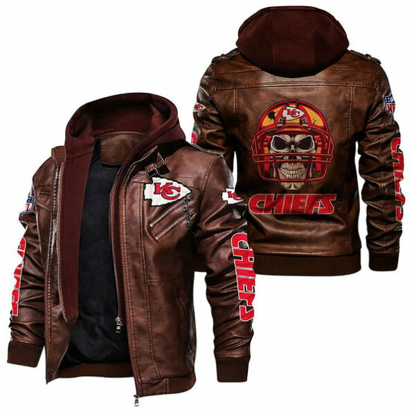 Kansas City Chiefs 2D Leather Jacket HVKC1365