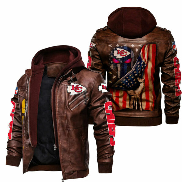 Kansas City Chiefs 2D Leather Jacket HVKC164