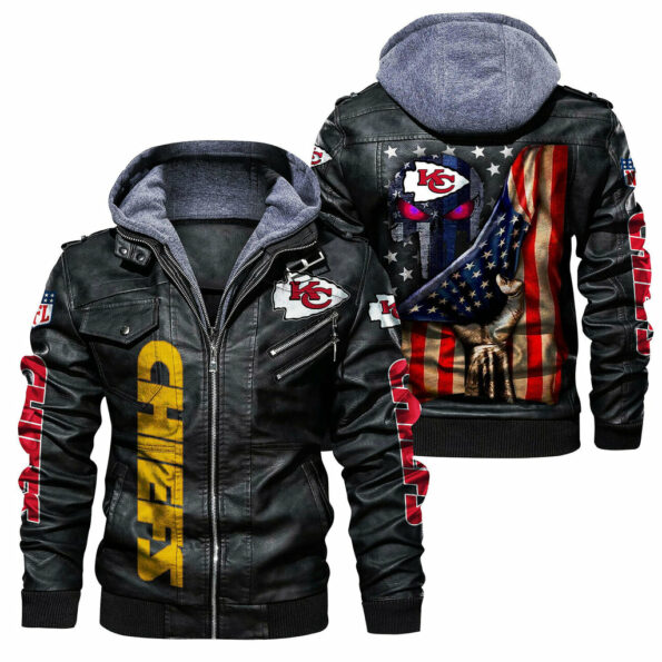 Kansas City Chiefs 2D Leather Jacket HVKC164