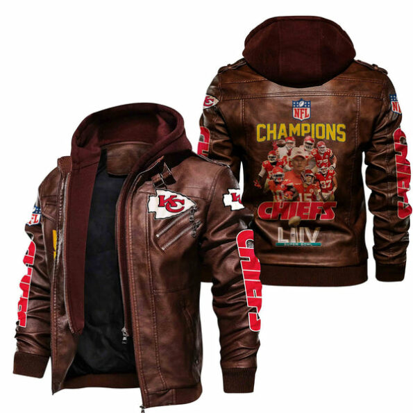 Kansas City Chiefs 2D Leather Jacket HVKC266
