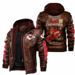 Kansas City Chiefs 2D Leather Jacket HVKC349