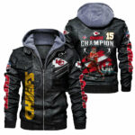 Kansas City Chiefs 2D Leather Jacket HVKC349