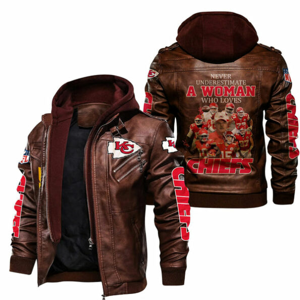 Kansas City Chiefs 2D Leather Jacket HVKC395