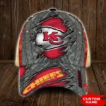 Kansas City Chiefs 3D Cap NFL Custom Name 02 M3PTT0226