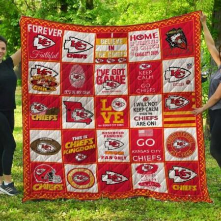 Kansas City Chiefs Quilt Blanket