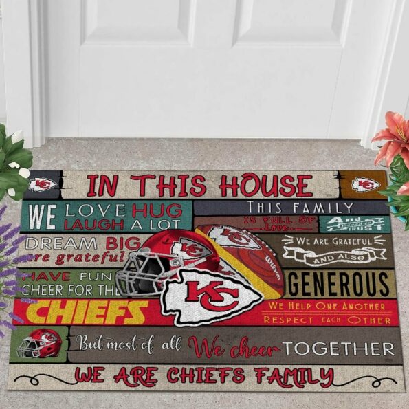 Kansas City Chiefs 3D Doormats NFL Quote 06 M3BTH0584