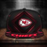 Kansas City Chiefs 3D Hiphop Cap NFL Custom Name 08 M3BTH0252