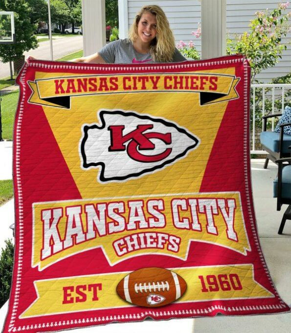 Kansas City Chiefs 3D Quilt Blanket