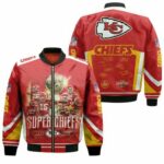Kansas City Chiefs Afc West Champions Division Super Bowl 2021 Bomber Jacket Model 2842