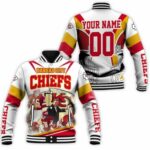 Kansas City Chiefs Afc West Division 2021 Super Bowl Personalized Baseball Jacket Model 1218