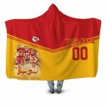 Kansas City Chiefs Afc West Division Champions Super Bowl 2021 Personalized Hooded Blanket Model a11509