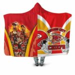 Kansas City Chiefs Champions Afc West Division Super Bowl 2021 Hooded Blanket Model a11519