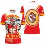 Kansas City Chiefs Chris Jones 95 For Fans Polo Shirt Model a20337