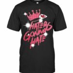 Kansas City Chiefs Crown Haters Gonna Hate Glitter Pattern Tshirt Hoodie Sweater Model a20396