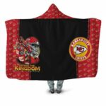 Kansas City Chiefs Defend The Kingdom Missouri State Super Bowl Champion Hooded Blanket Model a11525