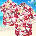 Kansas City Chiefs Flower Hawaii 3d Shirt