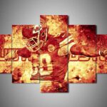 Kansas City Chiefs – Justin Houston – Sport 5 Panel Canvas Art Wall Decor