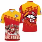 Kansas City Chiefs Kingdom Afc West Division Champions Division Super Bowl 2021 Polo Shirt Model a20802
