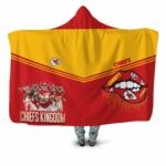 Kansas City Chiefs Kingdom Afc West Division Champions Division Super Bowl 2021 Hooded Blanket Model a11535