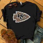 Kansas City Chiefs Leopard Layer Tshirt Hoodie Sweater Model a20824