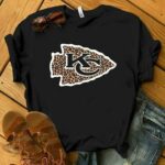 Kansas City Chiefs Leopard Logo Tshirt Hoodie Sweater Model a20825