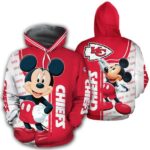 Kansas City Chiefs Mickey Disney All Over Print 3D Men’s And Women’s Sweatshirt Zip Hoodie T-shirt Sizes S-5XL