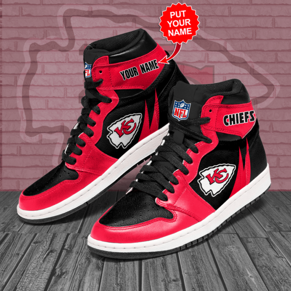 Kansas City Chiefs NFL 1 Football Jordan Customize Sneakers Sport Team
