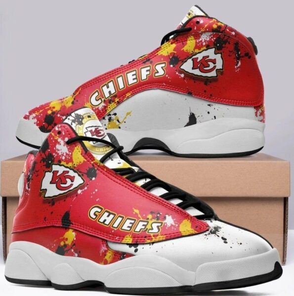 Kansas City Chiefs NFL big logo Football Team Sneaker 18 For Lover JD1