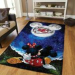 Kansas City Chiefs Nfl Football Rug Room Carpet Sport Custom Area Floor Home Decor Rug8172, Size Large 60×96 Inch