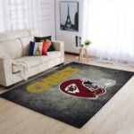 Kansas City Chiefs Nfl Football Rug Room Carpet Sport Custom Area Floor Home Decor Rug7635, Size Large 60×96 Inch
