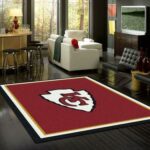 Kansas City Chiefs Nfl Football Rug Room Carpet Sport Custom Area Floor Home Decor Rug8169, Size Large 60×96 Inch