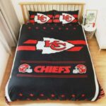 Kansas City Chiefs Nfl Football Team Bedding Sets Duvet Cover Pillowcases, Quilt Bed Sets, Blanket V6747
