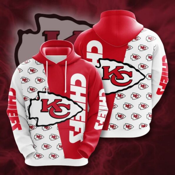 Kansas City Chiefs NFL Limited Edition All Over Print Hoodie Unisex Sizes GTS001317