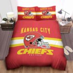 Kansas City Chiefs Nfl Team Duvet Cover Quilt Cover Pillowcase Bedding Set, Quilt Bed Sets, Blanket V11937