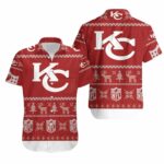 Kansas City Chiefs Nfl Ugly Sweatshirt Christmas 3D Hawaiian Shirt Aloha Shirt
