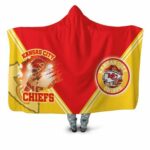 Kansas City Chiefs Patrick Mahomes 15 For Fans Hooded Blanket Model a11547